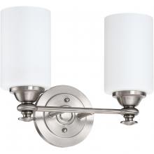 Craftmade 49802-BNK - Dardyn 2 Light Vanity in Brushed Polished Nickel