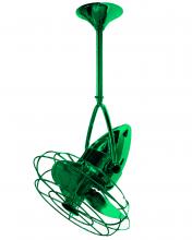 Matthews Fan Company JD-GREEN-MTL - Jarold Direcional ceiling fan in Esmerelda (Green) finish with metal blades.