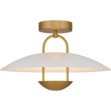 Quoizel BIN1718BRG - Bingham Brushed Gold Semi-Flush Mount