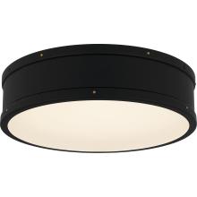 Quoizel QFL5224MBK - Ahoy Integrated LED Matte Black Flush Mount