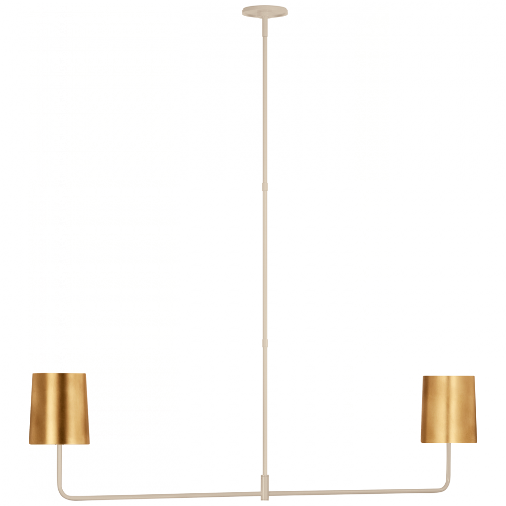 Go Lightly 54" Two Light Linear Chandelier