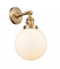 Innovations Lighting 203SW-BB-G201-8-LED - Beacon - 1 Light - 8 inch - Brushed Brass - Sconce