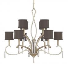 Capital 4060BS-541-CR - 10 Light Chandelier With Crystals