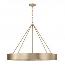 Capital 453061MA - 6-Light Modern Circular Metal Chandelier in Matte Brass