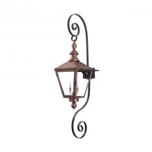 Primo Gas Lanterns CT-27E_TSBS - Two Light Top and Bottom Scroll