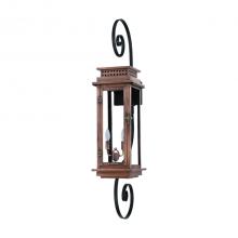 Primo Gas Lanterns NV-19E_TSBS - Two Light Top and Bottom Scroll