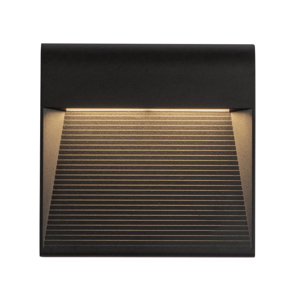 Casa 9-in Black LED Exterior Wall/Step Lights