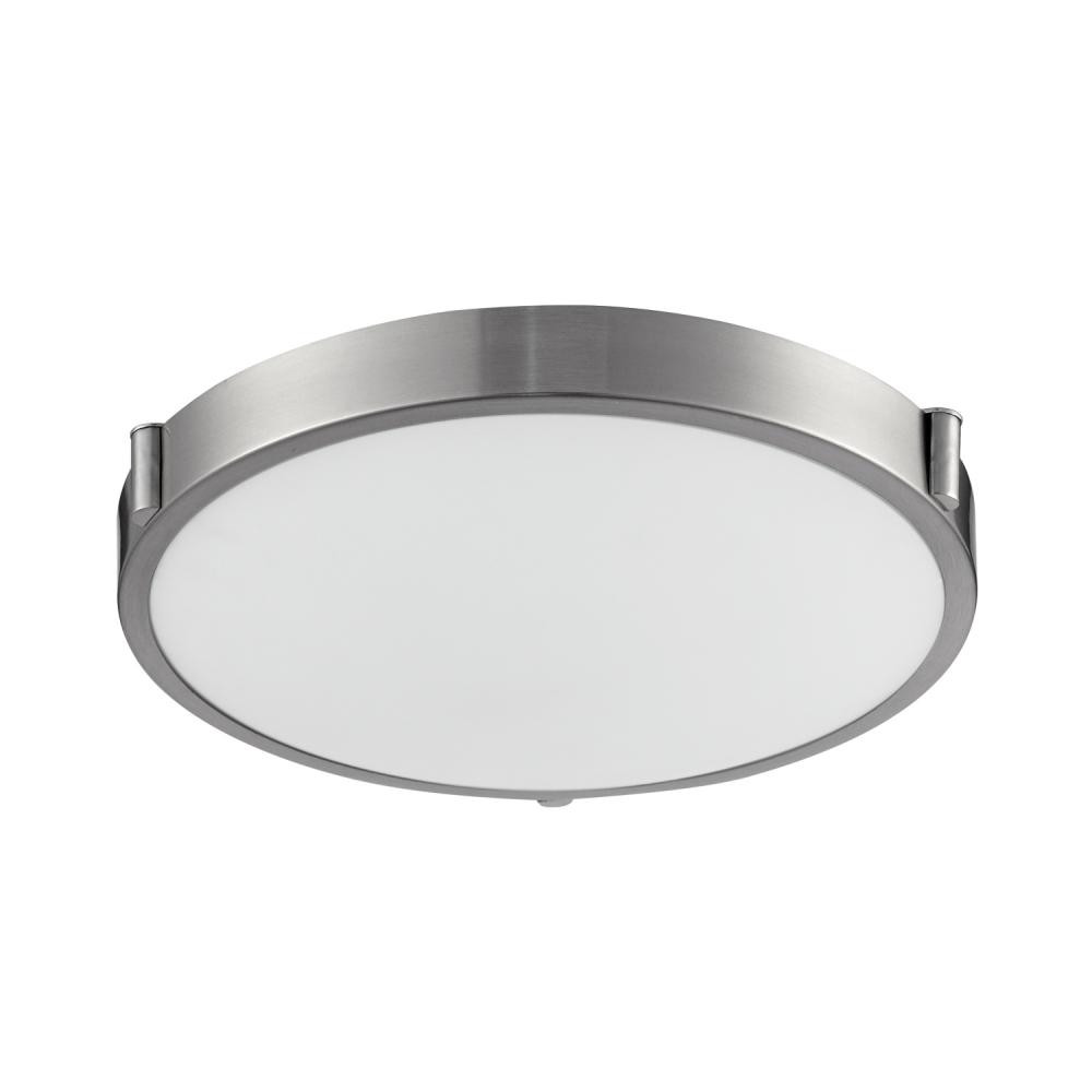 Floyd 13-in Brushed Nickel LED Flush Mount