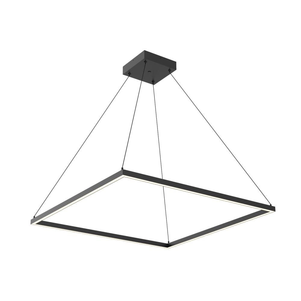 Piazza 36-in Black LED Pendant