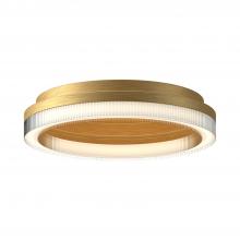 Kuzco Lighting Inc FM45316-BG-3CCT-UNV - Calix 16-in Brushed Gold LED Flush Mount