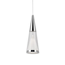 Kuzco Lighting Inc 402401CH-LED - Malabar 3-in Chrome LED Pendant