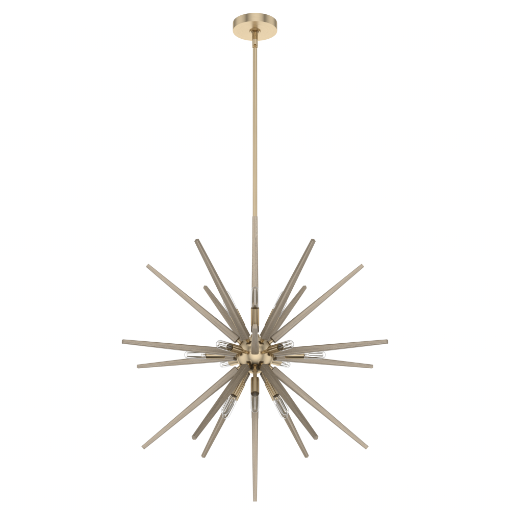 Hunter Jupiter Star Alturas Gold 18 Light Extra Large Pendant Ceiling Light Fixture