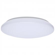 Nuvo 62/1852 - 14 Inch LED Cloud Fixture; 15 Watts; 27K/30K/35K/40K/50K CCT Selectable; Round Shape; White Finish;