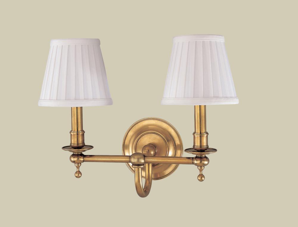 2 LIGHT WALL SCONCE