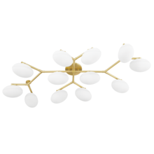 Hudson Valley 5559-AGB - 12 LIGHT SEMI FLUSH