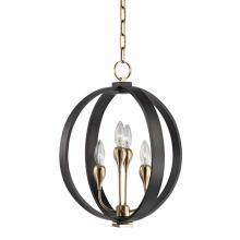  6716-AOB - 4 LIGHT CHANDELIER