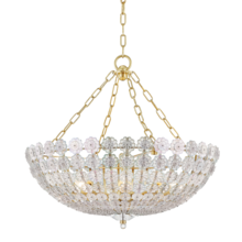 Hudson Valley 8224-AGB - 8 LIGHT CHANDELIER