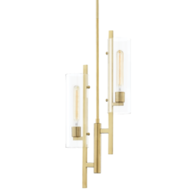 Mitzi by Hudson Valley Lighting H326702-AGB - Ariel Pendant