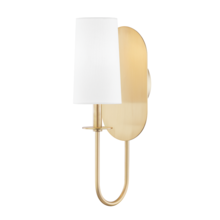 Mitzi by Hudson Valley Lighting H395101-AGB - Lara Wall Sconce