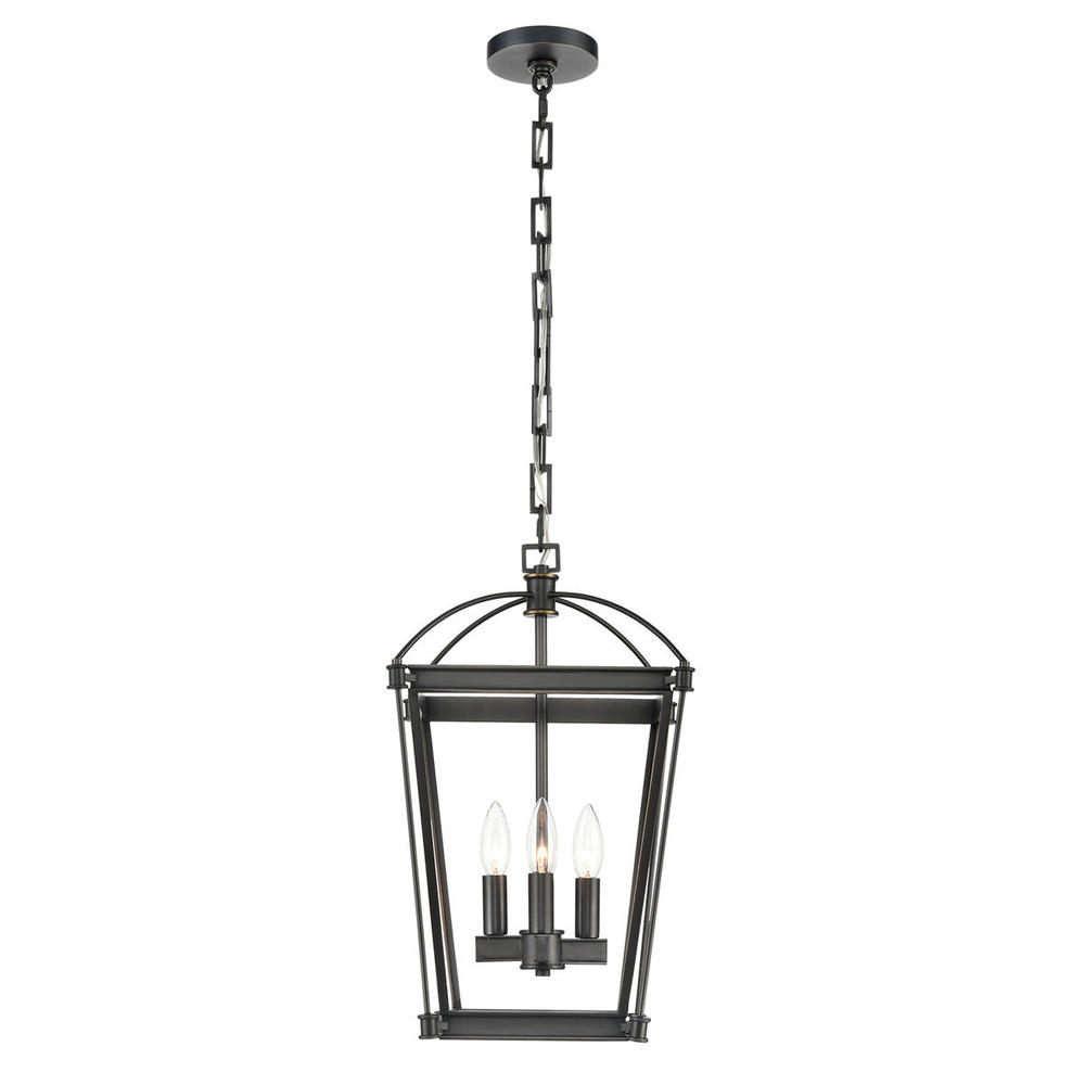 Manor Urban Bronze 4 Lights Pendant