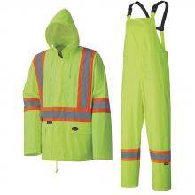 Pioneer V1080160-2XL - Waterproof Lightweight Safety Rainsuits - Polyester/PVC