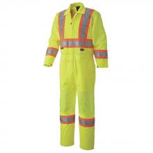 Pioneer V1070161-2XL - Traffic Safety Coveralls - Poly Knit