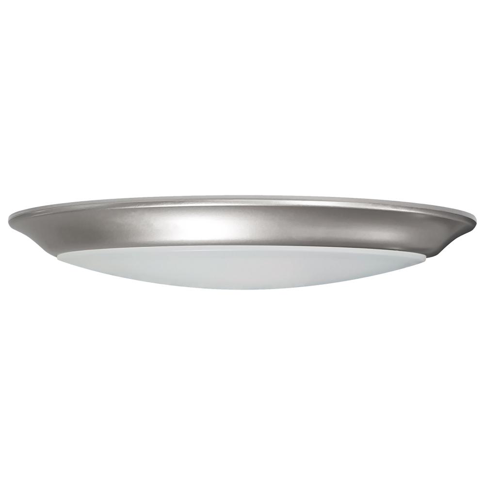 10 inch; LED Disk Light; CCT Selectable 3K/4K/5K; Brushed Nickel Finish