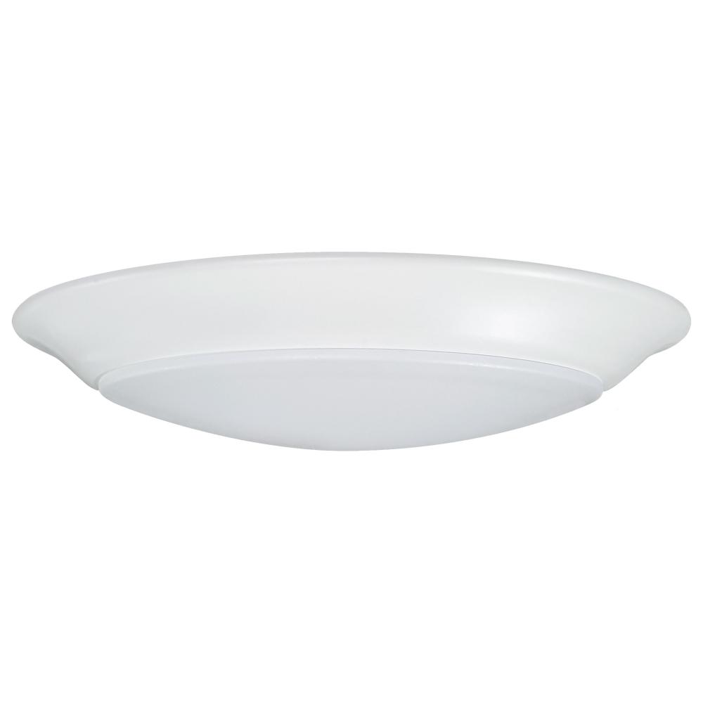 8 Watt; 7 Inch LED Disk Light; White Finish; CCT Selectable