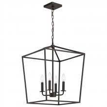 Nuvo 60/7952 - Emma 4 Light Large Pendant; Dark Bronze Finish