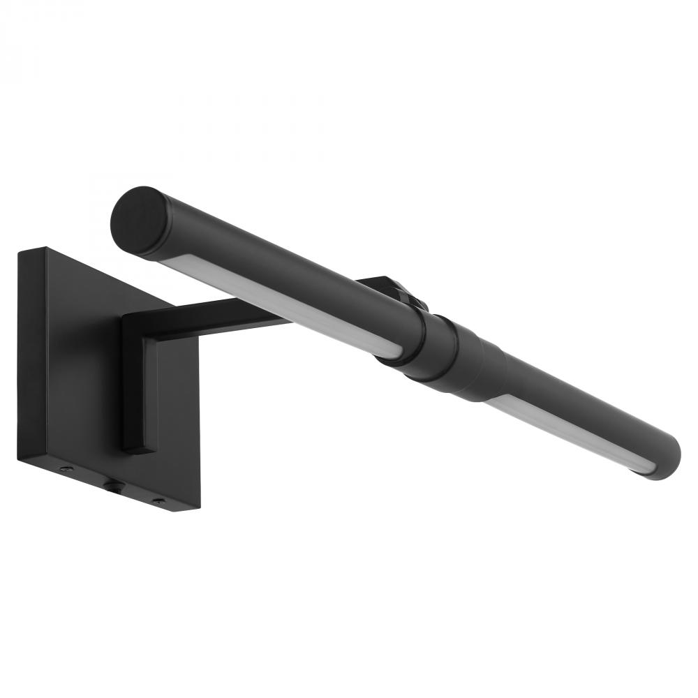 Warwick 3 CCT Picture Wall Light, Matte Black