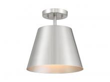 Savoy House Meridian M60076BN - 1-Light Ceiling Light in Brushed Nickel