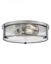 Hinkley 3243AN-CL - Medium Flush Mount