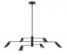  FR35806BLK - Large Adjustable Convertible Multi Tier Chandelier