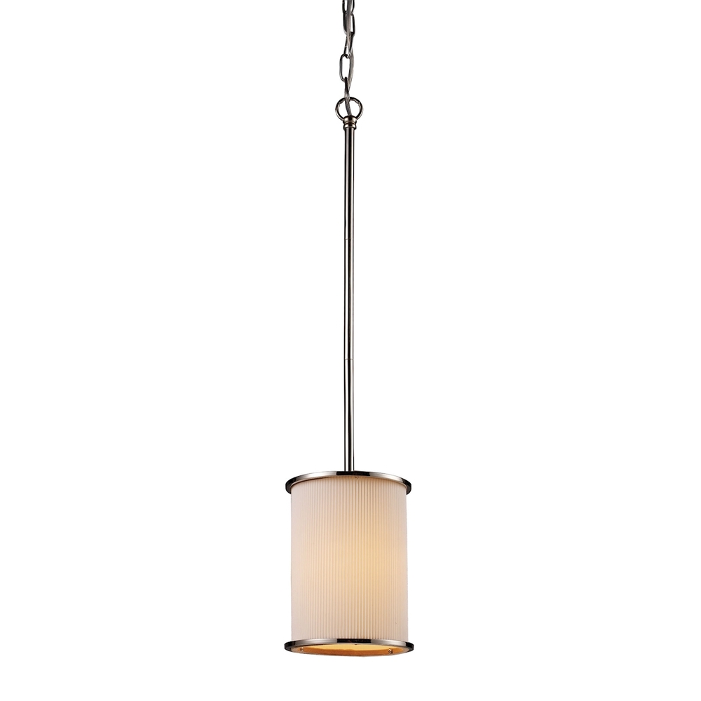 Lureau 1-Light Mini Pendant and Fabric Shade