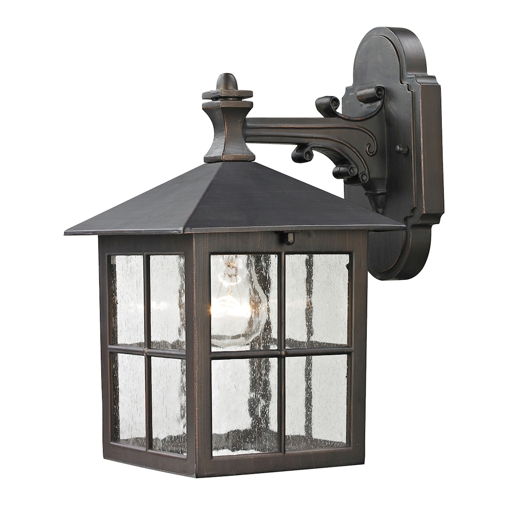 Thomas - Shaker Heights 10'' High 1-Light Outdoor Sconce - Hazelnut Bronze