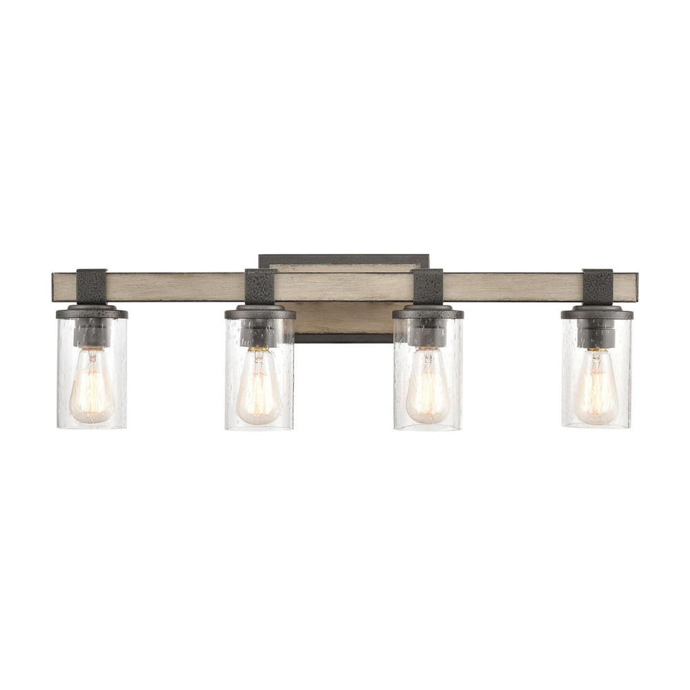 Annenberg 29'' Wide 4-Light Vanity Light - Anvil Iron