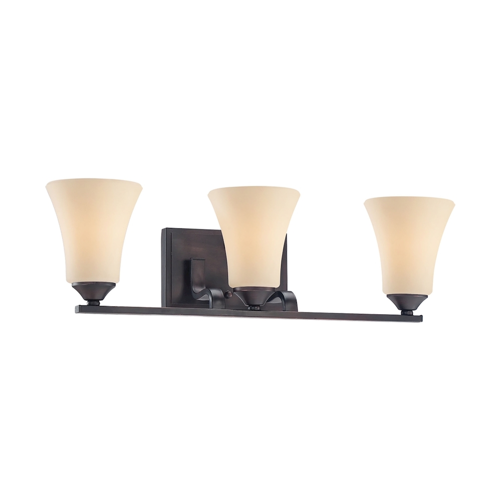 Thomas - Treme 23'' Wide 3-Light Vanity Light - Espresso