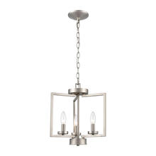 ELK Home CN240382 - Thomas - West End 14.5'' Wide 3-Light Semi Flush Mount - Brushed Nickel