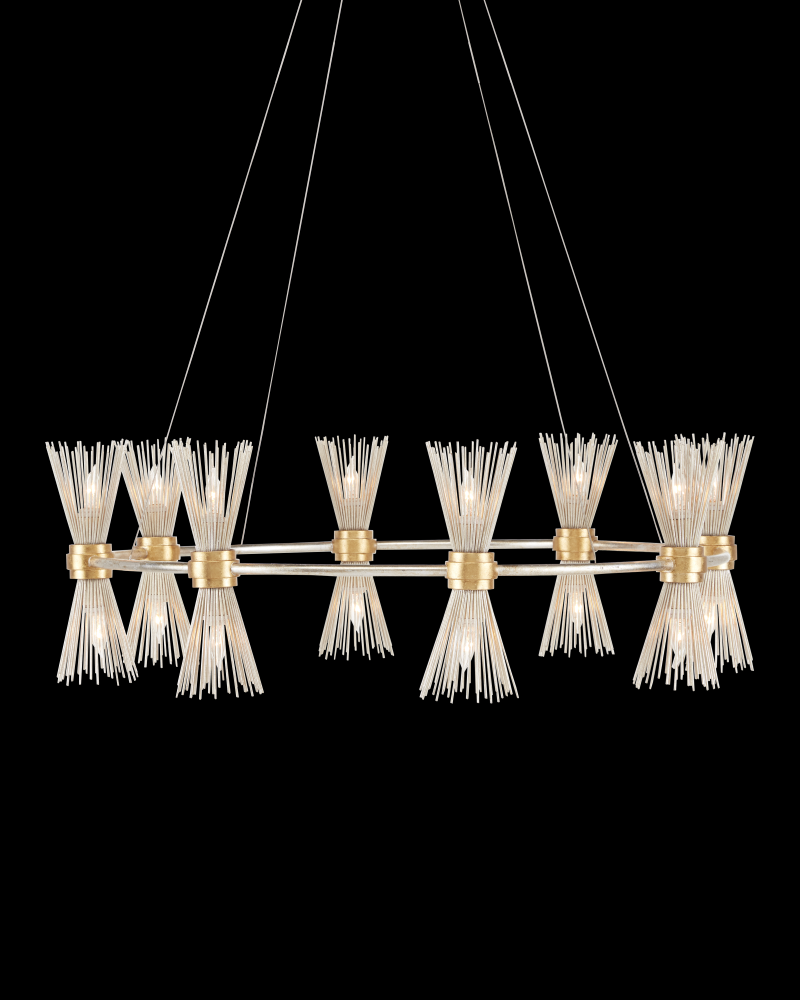 Novatude Gold & Silver Chandelier