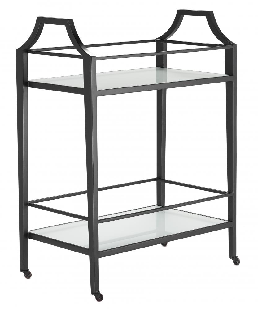 Torrey Black Bar Cart