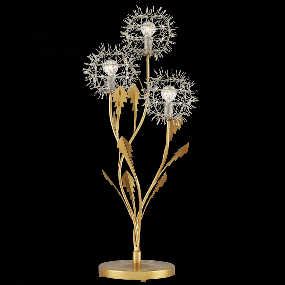 Dandelion Silver & Gold Table Lamp