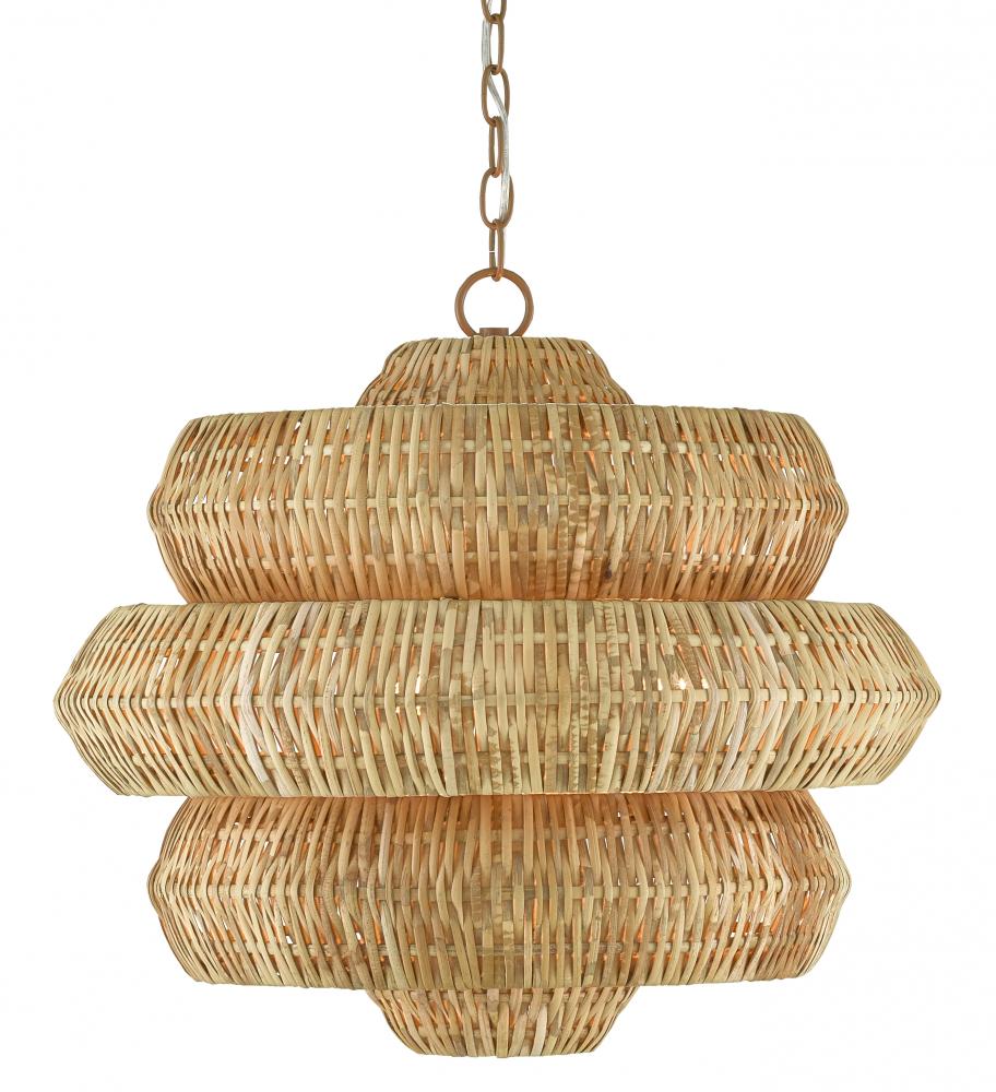 Antibes Small Natural Chandelier