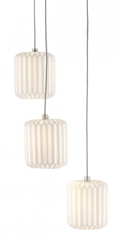 Dove 3-Light Round Multi-Drop Pendant