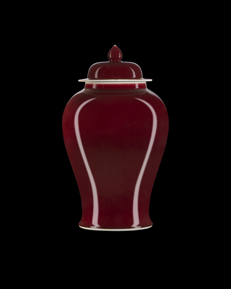 Oxblood Large Temple Jar