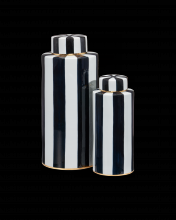 Currey 1200-0823 - Rayures Tea Canister Set of 2