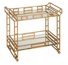 Currey 4217 - Odeon Gold Bar Cart