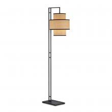 Currey 8000-0129 - Marabout Black Floor Lamp