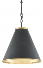 Currey 9000-0534 - Pierrepont Small Black Pendant