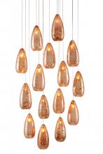 Currey 9000-0905 - Rame 15-Light Round Multi-Drop Pendant