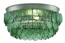 Currey 9999-0013 - Braithwell Recycled Glass Flush Mount